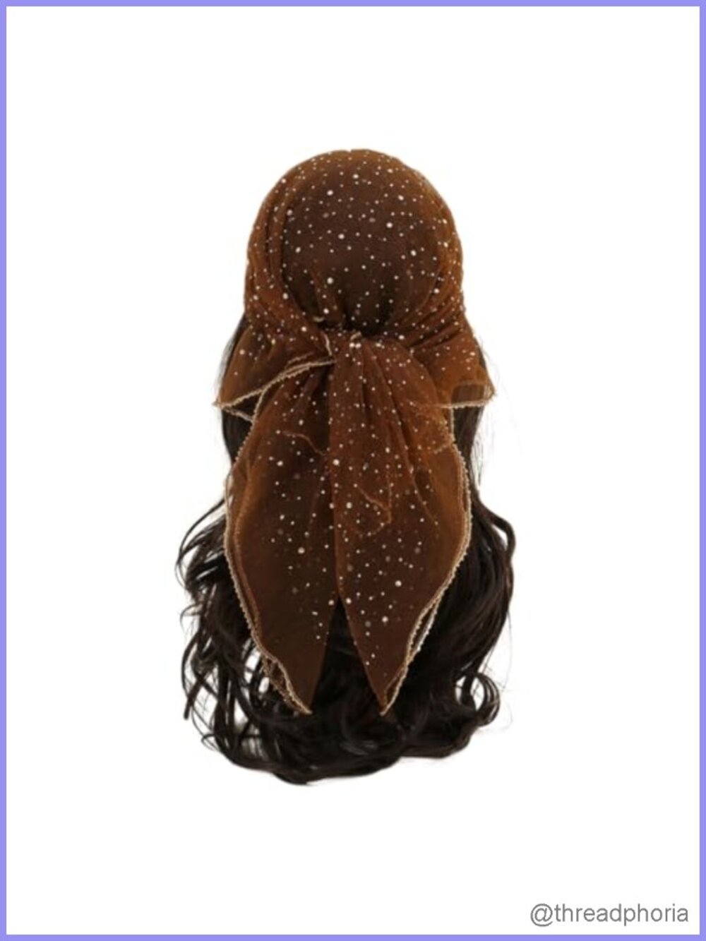 Sequin Head Scarf Women 31.5x31.5 Sparkle Hair Wrap Bandana